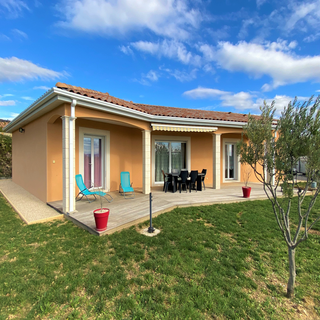 vente Jolie Villa Plainpied avec Grande Terrasse Couverte…