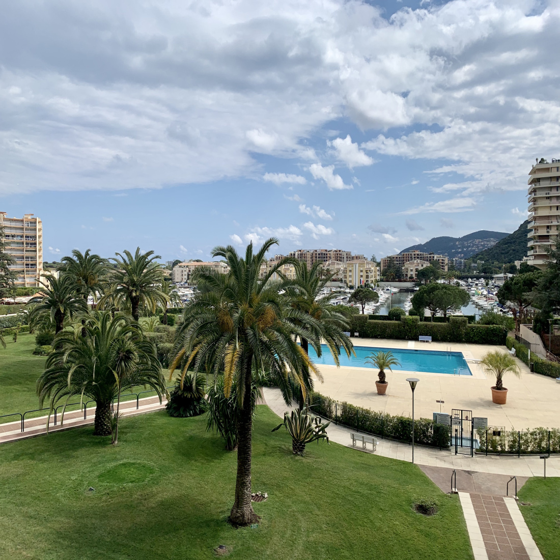 vente MANDELIEU CANNES MARINA 4 PIÈCES SUD TRAVERSANT, PISCINE