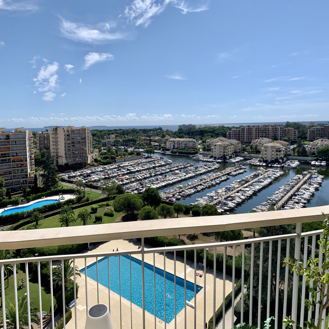 vente MANDELIEU CANNES MARINA F 5, 123M2, VUE MER, MARINA, PISCINE