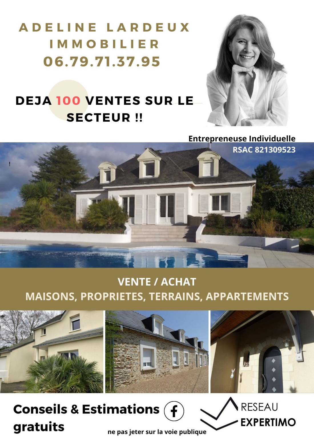 Vente COUP DE COEUR pour cette magnifique propriété avec piscine située