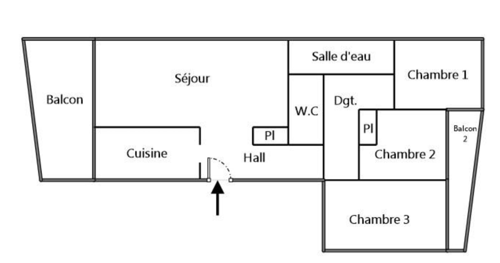 Appartement 4 pièces 90 m² · à Saint-Étienne · 90,1 m² · 190 000 €