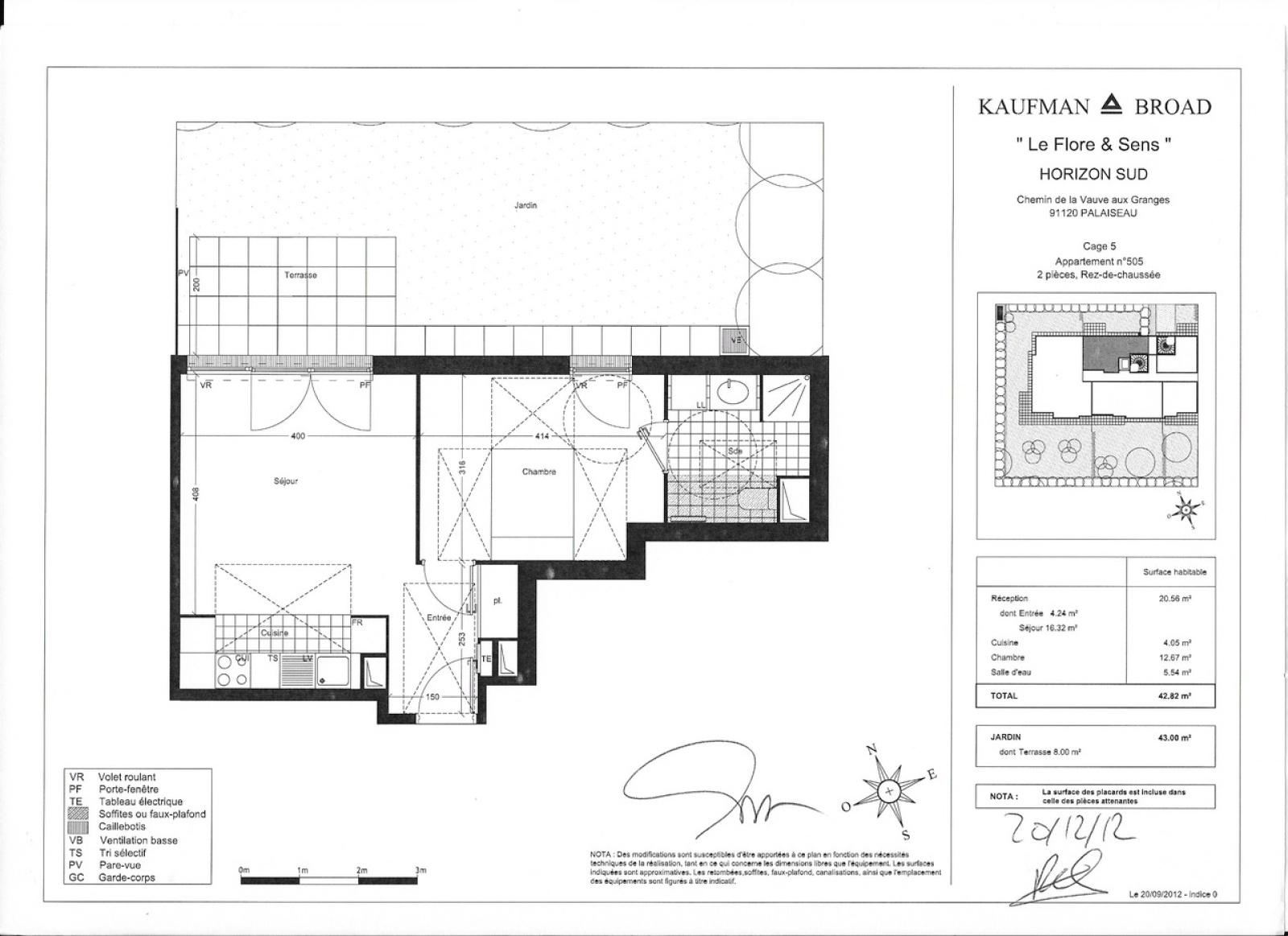 Appartement 2 pièces 43 m² · à Palaiseau · 42,7 m² · 219 000 €