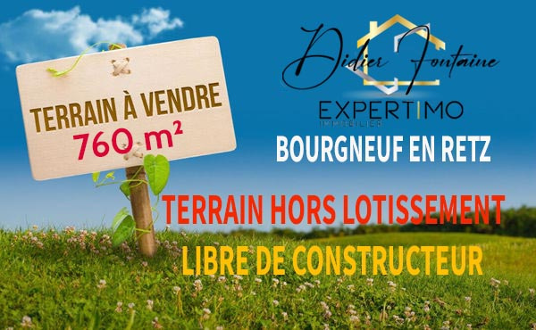 Vente Terrain à Bourgneuf-en-Retz (44580) - Réseau Expertimo