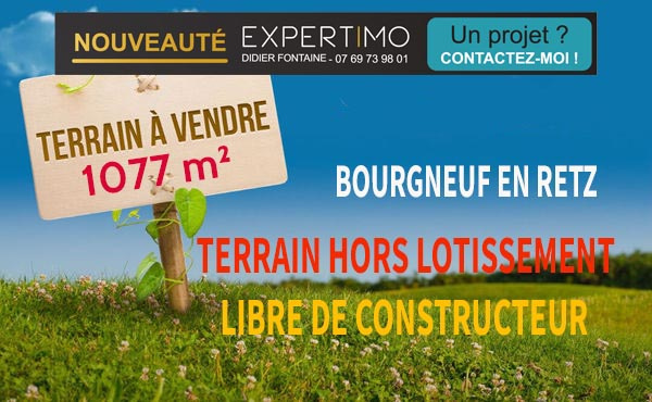 Vente Terrain à Bourgneuf-en-Retz (44580) - Réseau Expertimo