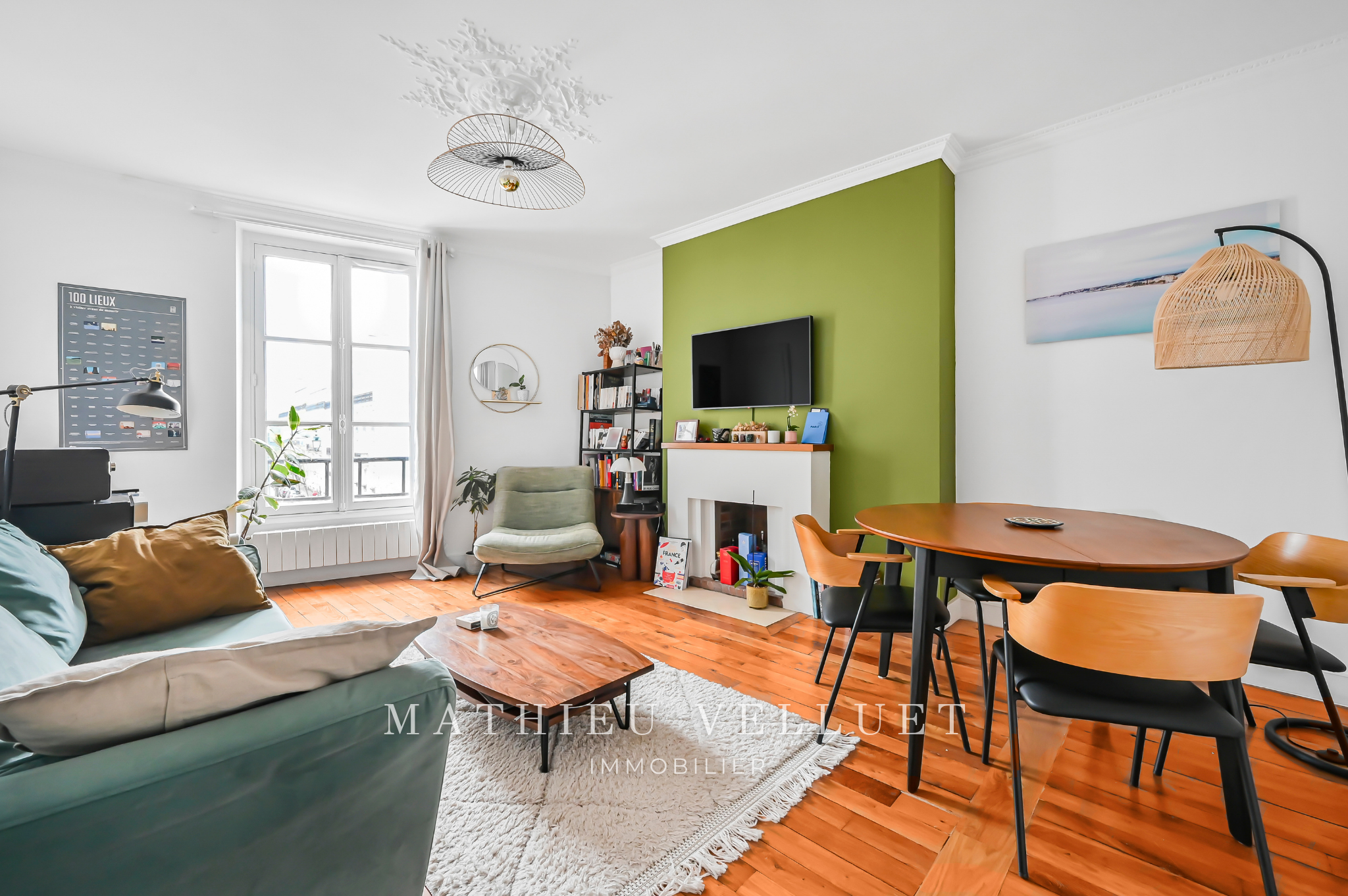 Appartement T3 vendu Saint-Mandé avenue du Général de Gaulle — 57m² vue Bois de Vincennes