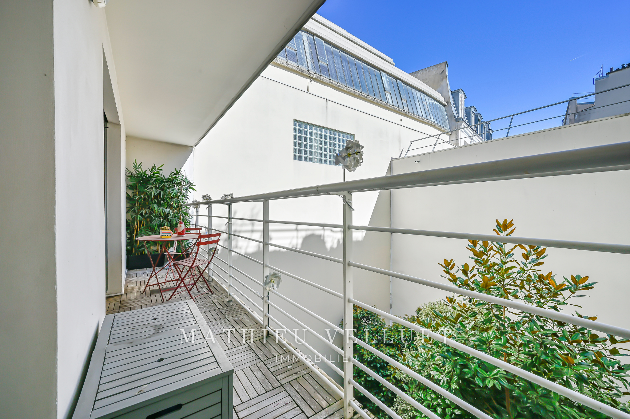 Duplex Grandes-Carrières Paris 18 — balcon