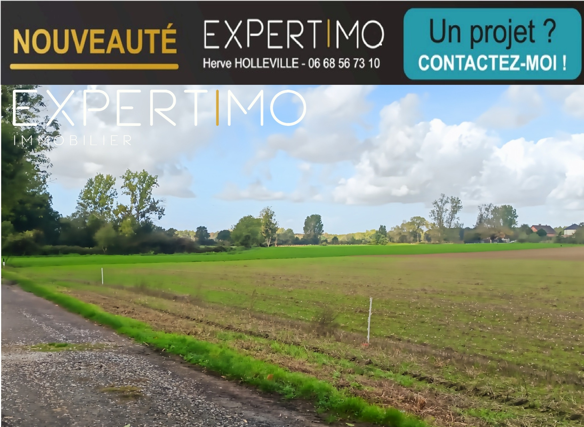 Terrain 1096 m² · à Villers-sur-Authie · 59 000 €
