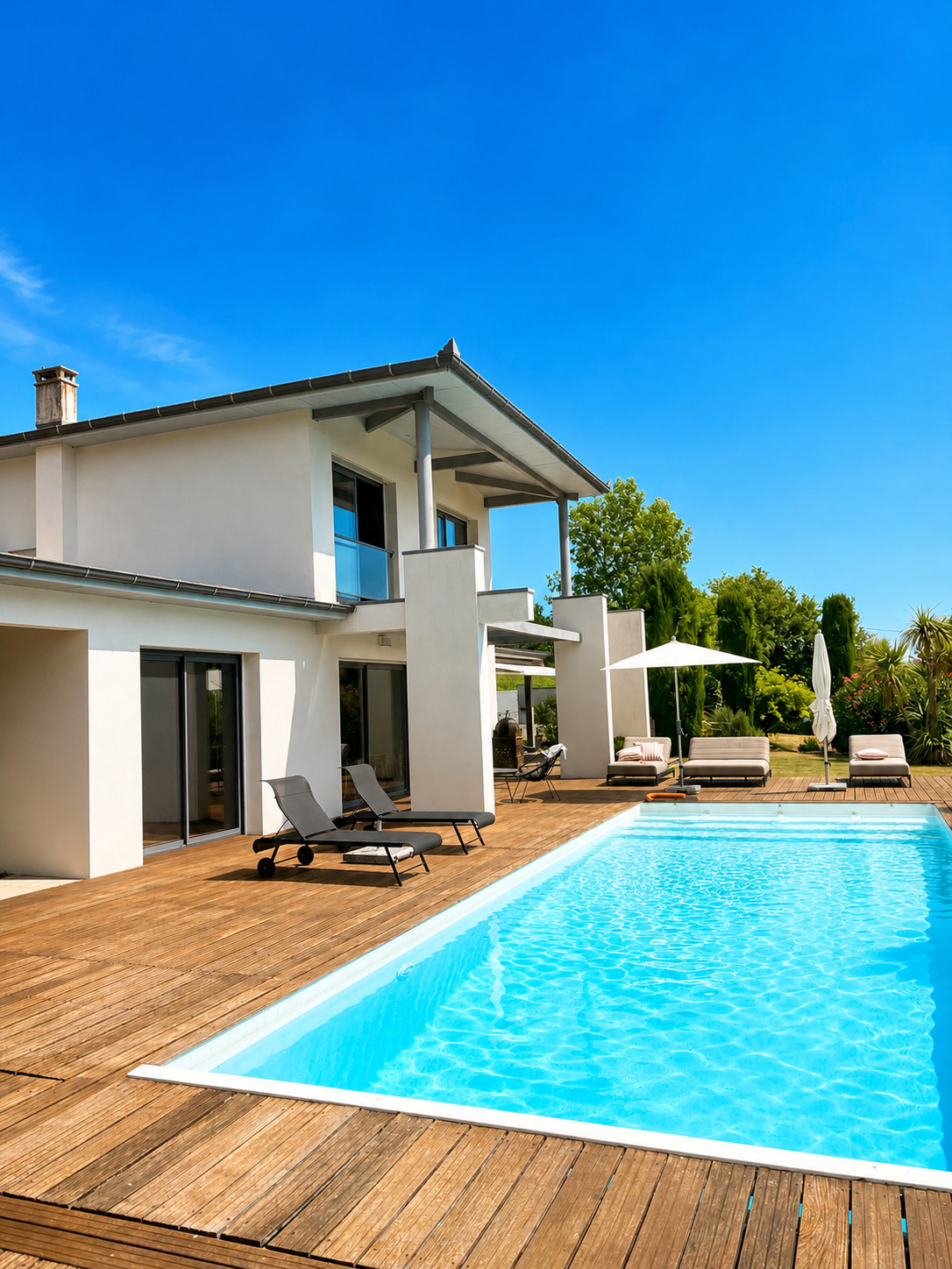 VILLENEUVE-DE-RIVIÈRE   Villa d'architecte
