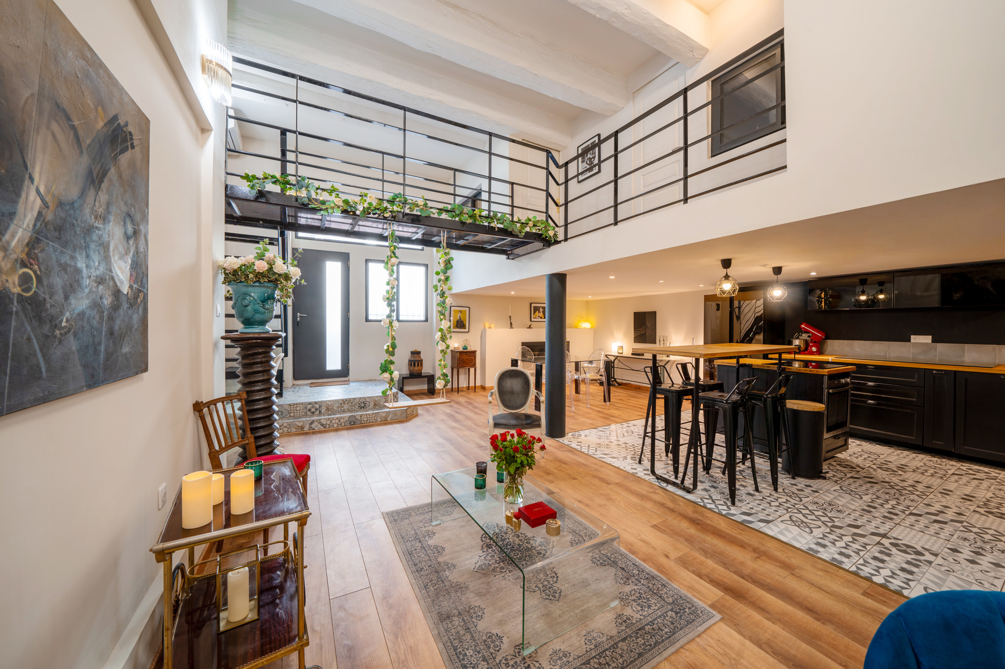 Ancien atelier d'imprimerie de 106m2 transformé en Loft avec terrasse