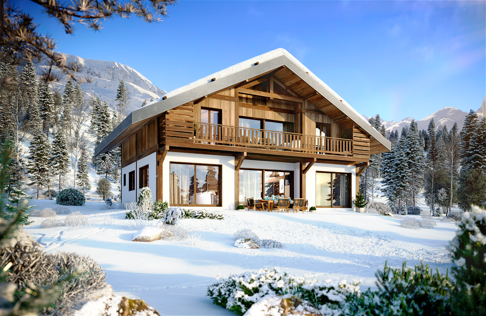 St gervais les bains centre chalet t5 160 m2 - 1 098 000 €