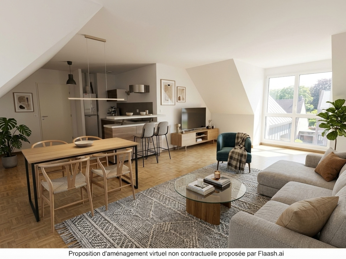 Appartement 2 pièces 54 m² · à Amiens · 53,6 m² · 139 500 €