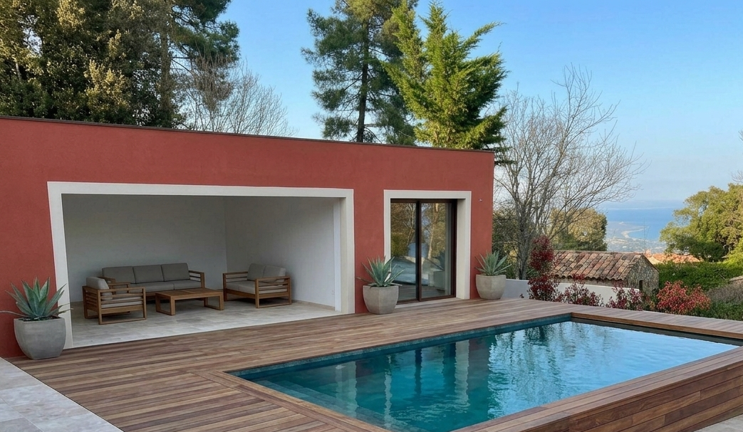 Villa de standing T5 de 196 m2 avec piscine à proximité de Solenzara